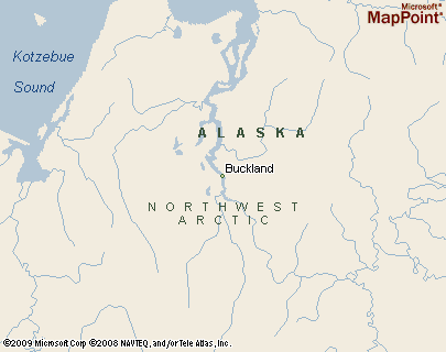 Buckland, Alaska Area Map & More