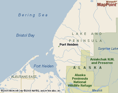 Port Heiden Alaska Map Port Heiden, Alaska Area Map & More