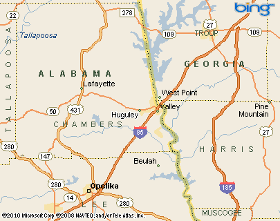Huguley, Alabama Area Map & More