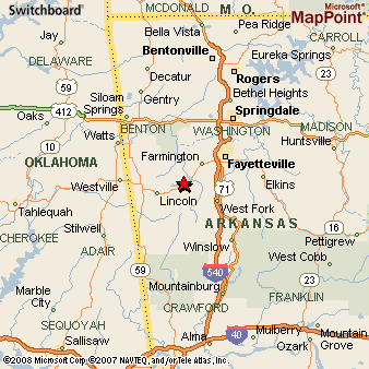 Prairie Grove Arkansas Map Prairie Grove, Arkansas Area Map & More