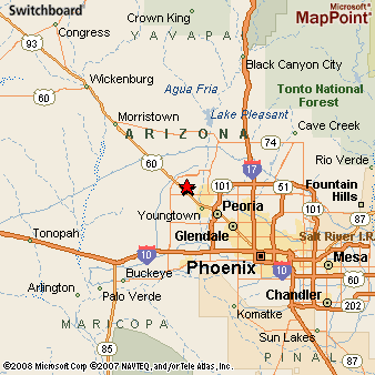 Sun City West Arizona Map Sun City West, Arizona Area Map & More
