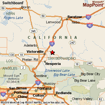 Apple Valley, California Area Map & More
