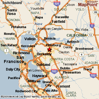 Pleasant Hill, California Area Map & More