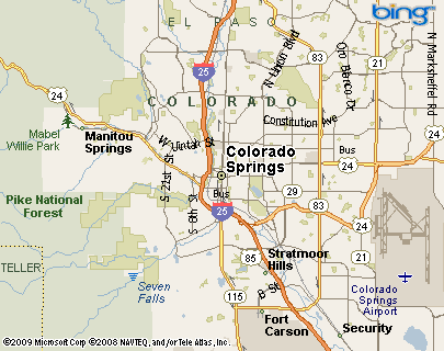 Garden Of The Gods Colorado Springs Nbhd Colorado Area Map More
