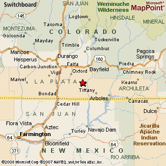 map colorado ute southern indian reservation area maps