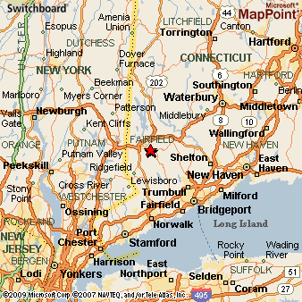 Bethel, Connecticut Area Map & More