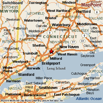 Orange, Connecticut Area Map & More