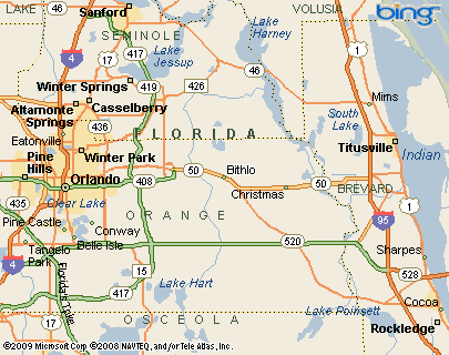 Bithlo, Florida Area Map & More