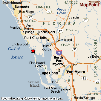 Cape Haze Florida Area Map More