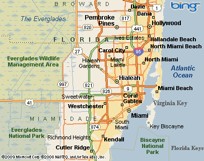 Deer Park (Hialeah nbhd), Florida Area Map & More