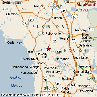 Where is Dunnellon, Florida? Area Map