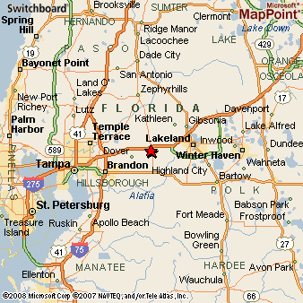 Plant City, Florida Area Map & More