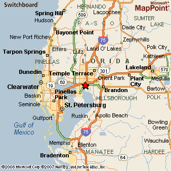 Map Of Tampa Fl Tampa, Florida Area Map & More Map Of Tampa Fl Tampa, Florida Area Map & More