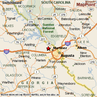 Where is Evans, see area map & more
