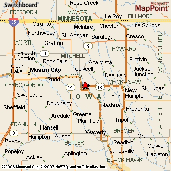 Charles City Iowa Map Charles City, Iowa Area Map & More