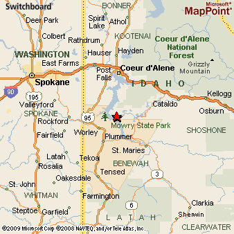 Map Of Harrison Idaho Harrison, Idaho Area Map & More
