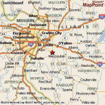 Map Of Belleville Illinois Belleville, Illinois Area Map & More