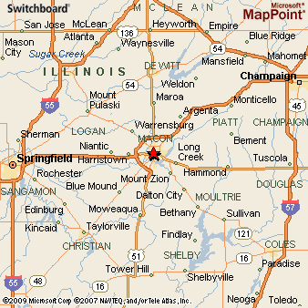 Map Of Decatur Il Decatur, Illinois Area Map & More