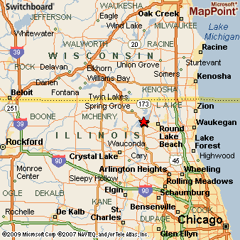 Fox Lake Il Map Foc Lake, Illinois Area Map & More