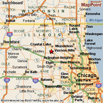 Lake In The Hills Map Lake In The Hills, Illinois Area Map & More