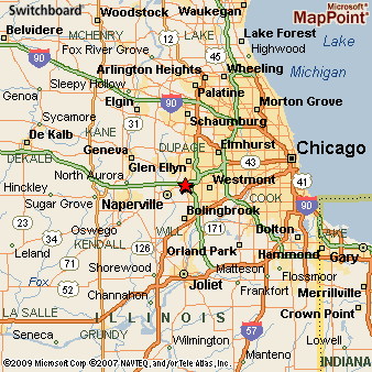 Lisle, Illinois Area Map & More