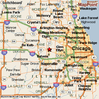 St Charles Illinois Map St Charles, Illinois Area Map & More