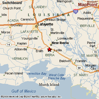 Avery Island Louisiana Map Avery Island, Louisiana Area Map & More