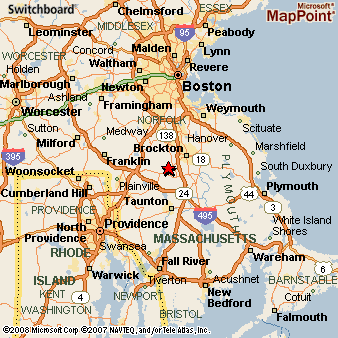 Map Of Easton Ma Easton, Massachussetts Area Map & More