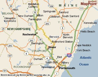 South Berwick Maine Map Berwick, Maine Area Map & More