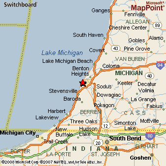St Joseph Michigan Map St Joseph, Michigan Area Map & More