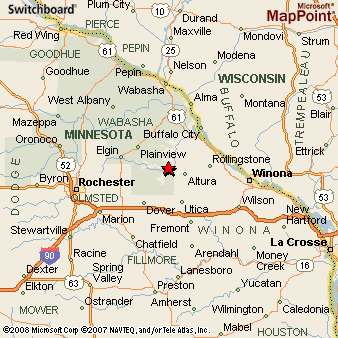 Elba, Minnesota Area Map & More