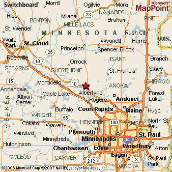 Elk River Mn Map Elk River, Minnesota Area Map & More