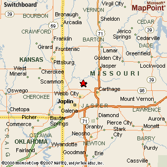 Purcell, Missouri Area Map & More