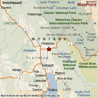 Columbia Falls Montana Map Columbia Falls Montana Area Map More
