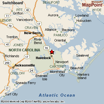 Cherry Point Nc Map Cherry Point, North Carolina Area Map & More