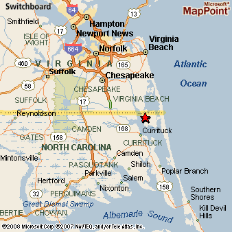 Knotts Island Nc Map Knotts Island, North Carolina Area Map & More