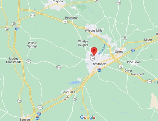 West Smithfield [Smithfield nbhd], North Carolina area map & More