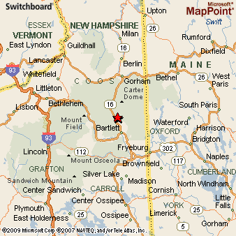 Jackson, New Hampshire Area Map & More
