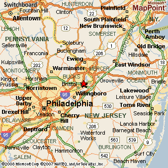 Florence, New Jersey Area Map & More