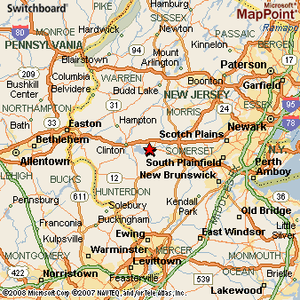 Whitehouse Station Nj Map Whitehouse Station, New Jersey Area Map & More