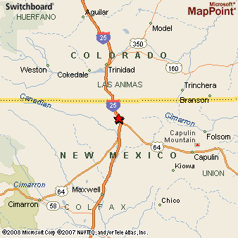 Raton New Mexico Map Raton, New Mexico Area Map & More