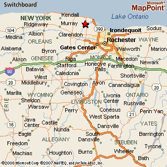 Hilton, New York Area Map & More