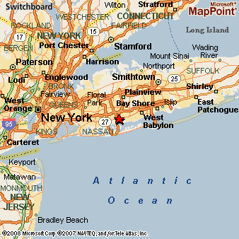 Seaford, New York Area Map & More
