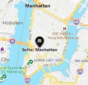 Map Of Soho Manhattan Soho [Manhattan Nbhd], New York Area Map & More