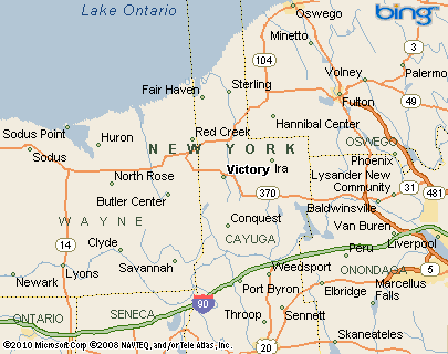 Victory (Cayuga Co), New York Area Map & More