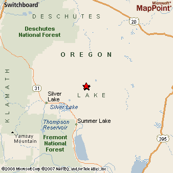 Christmas Valley Oregon Map Christmas Valley, Oregon Area Map & More