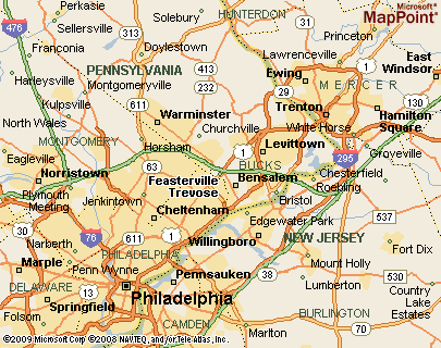Where is Feasterville-Trevose, Pennsylvania? see area map & more