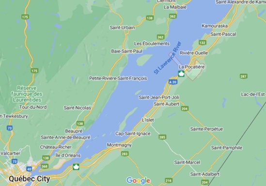 SteAnnedelaPocatiere, Quebec area map & More