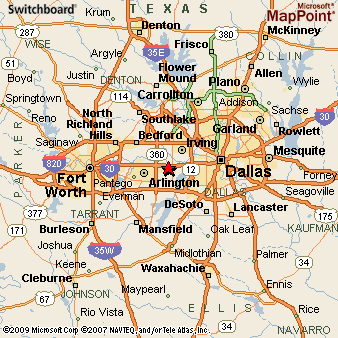 map prairie grand texas area tx