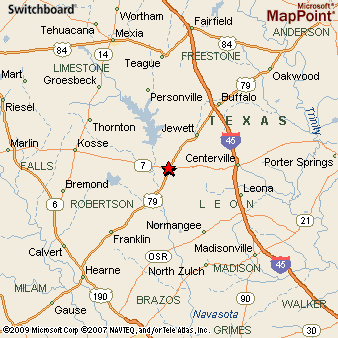 Marquez, Texas Area Map & More